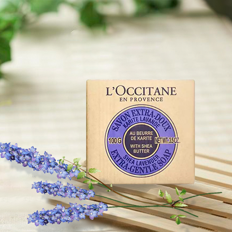 L’OCCITANE 欧舒丹 乳木果薰衣草味 香皂 100g/块高清大图