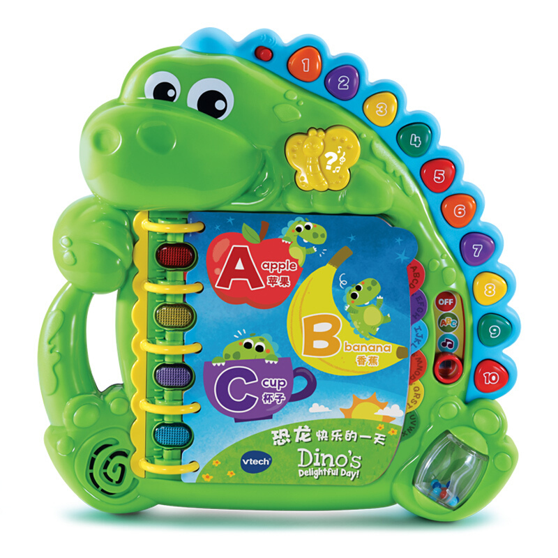 伟易达(Vtech) Kidschool早教系列 恐龙故事书 英语学习教具早教机电子点读书儿童玩具
