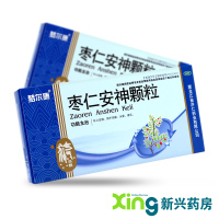梦尔康 枣仁安神颗粒 6袋 补心安神 失眠 头晕 健忘 药品