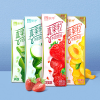 [9月生产]蒙牛 真果粒牛奶饮品(草莓+芦荟+椰果+桃果粒) 250g*24盒 四种口味缤纷装