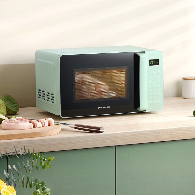 圈厨-城市丛林系列微波炉-数显款 CR-20PX39-L 家用转盘式20L迷你小型多功能微波炉