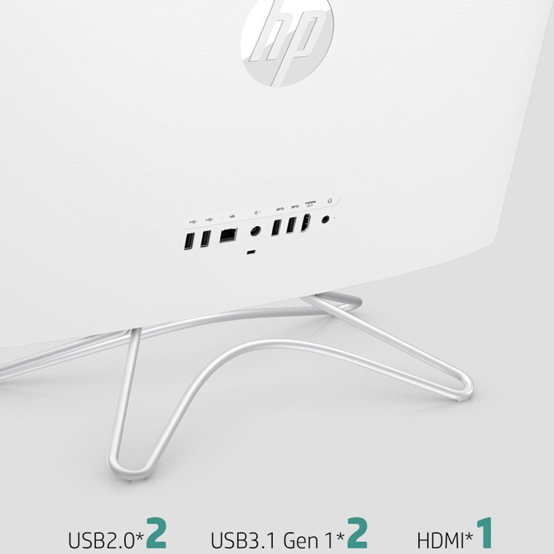 惠普(HP)小欧24 23.8英寸办公上网学习娱乐台式一体机电脑 十一代i5-1135G7 16G 512GSSD wifi蓝牙 高色域 三边窄边框 两年保修 带无线键鼠 白