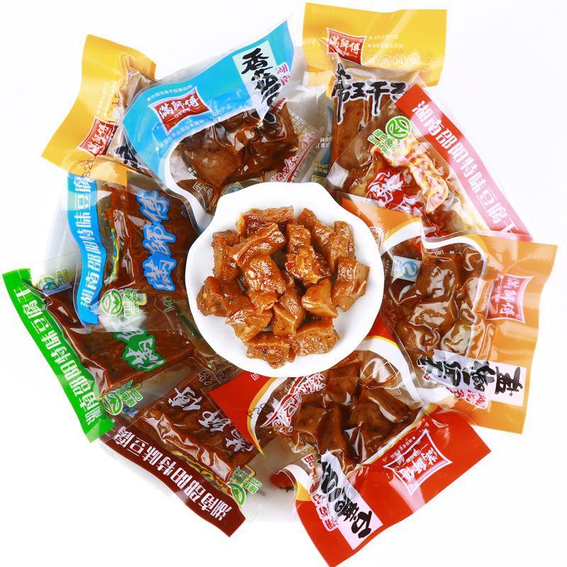 满师傅3斤装豆干小零食网红好吃的手撕豆腐干散装湖南特产小包装