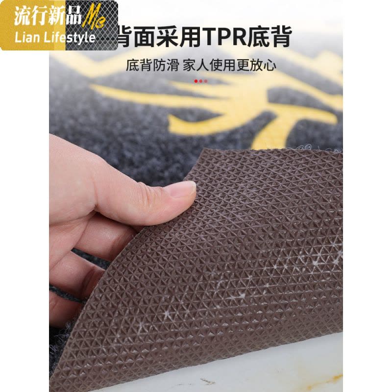 口地垫进入户家用垫卧室厨房吸水脚垫浴室卫生间防滑地毯 三维工匠图片