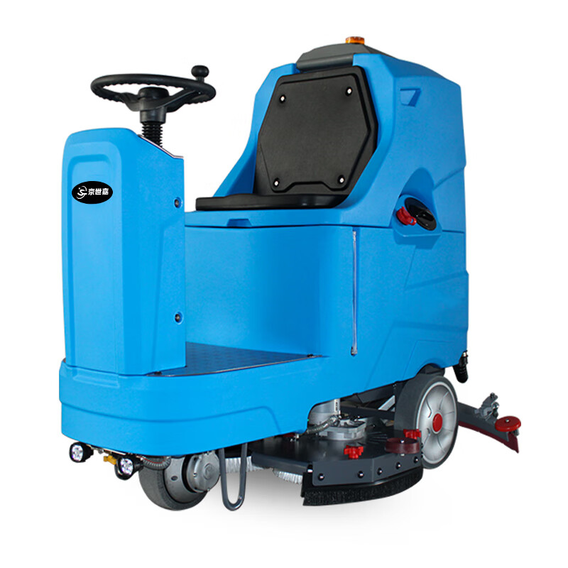 京世嘉 锂电款24V200A大型双刷盘驾驶式洗地机洗拖一体商用工厂工业扫地机车间拖地机车库商超擦地机 JS-X11L 蓝
