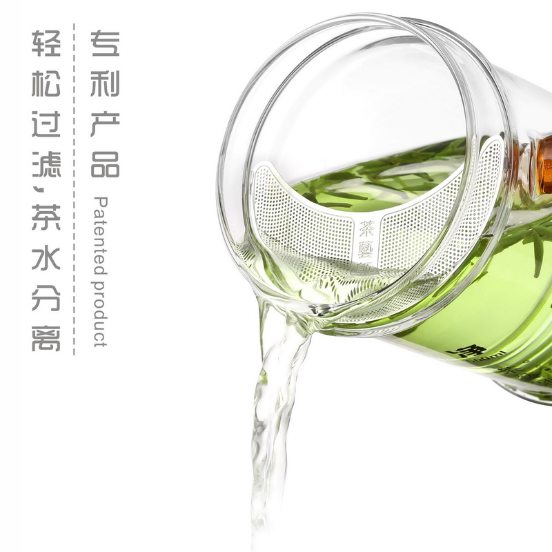 鋆珑 茶艺师系列 玻璃办公杯净500 500ml 个高清大图