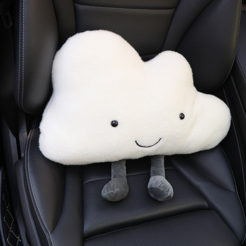 敬平汽车头枕护颈枕靠枕一对卡通可爱车上睡觉车载腰靠枕头用品女