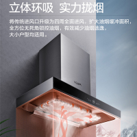 老板名气(MQ)抽油烟机大吸力欧式油烟机厨房家用吸油机排烟机脱排单烟机6526A