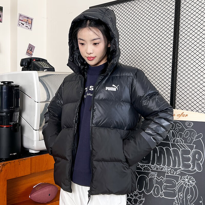 彪马(puma)羽绒服女装 23冬季新款潮流时尚保暖御寒羽绒服舒适运动