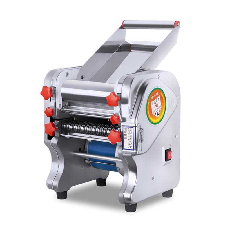 不锈钢电动压面机全自动面条机小型商用揉面多功能饺子皮擀面|不锈钢