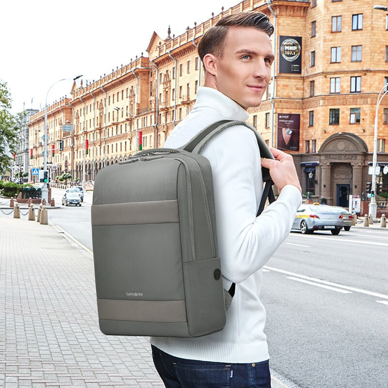 新秀丽(Samsonite)双肩包电脑包男士商务背包旅行包苹果联想笔记本电脑包15.6英寸 TX5