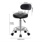 实验室车间可旋转升降椅医院工作台实验椅子 滑轮靠背款