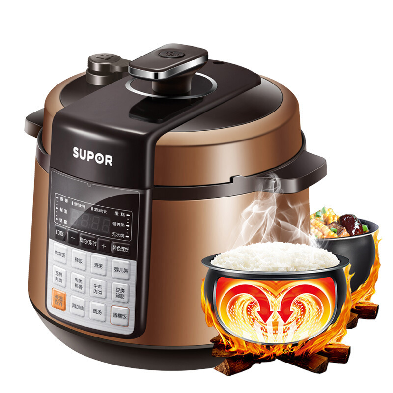 苏泊尔（SUPOR） 智能球釜双胆电压力锅 6L可预约定时CYSB60YC17Q-110