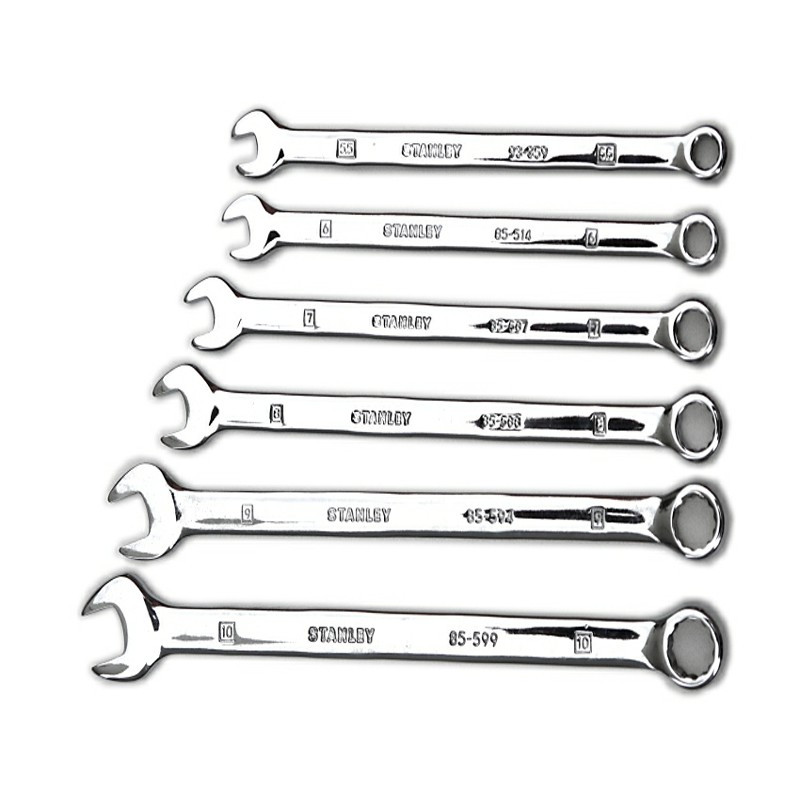 史丹利扳手 强力型 公制 两用 加长型板手 梅花开口扳手 5.5mm~32mm 7mm 85-587