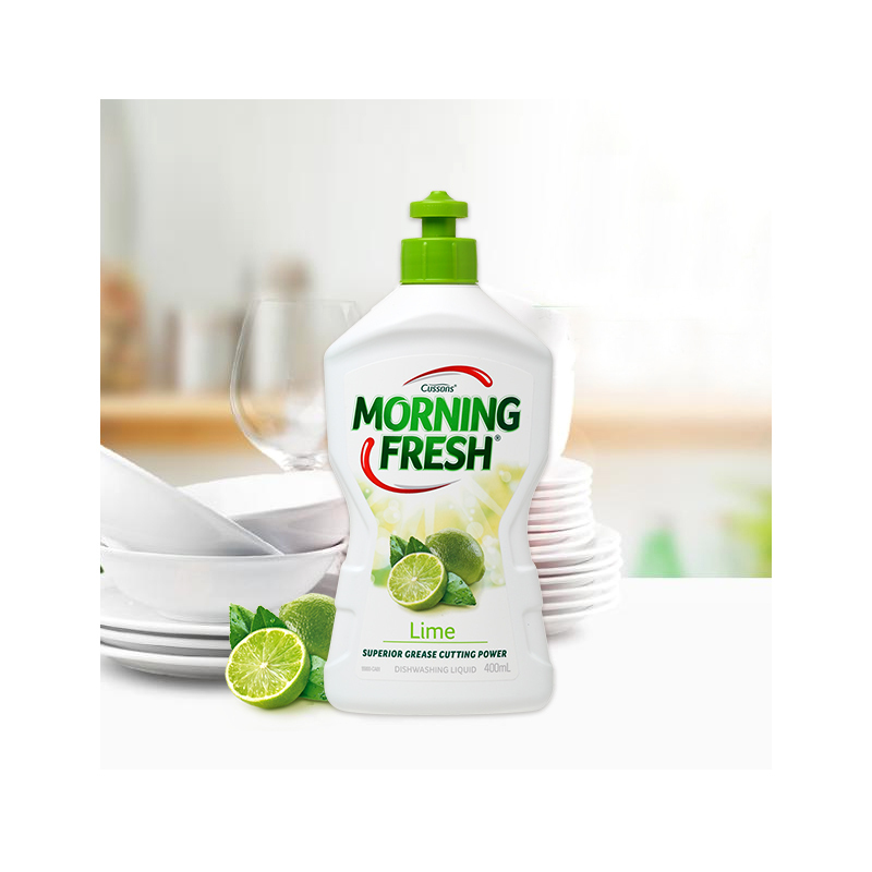 【澳洲特产】Morning fresh 超浓缩去油污洗洁精洗碗液 去污不伤手 400ml/瓶 青柠型