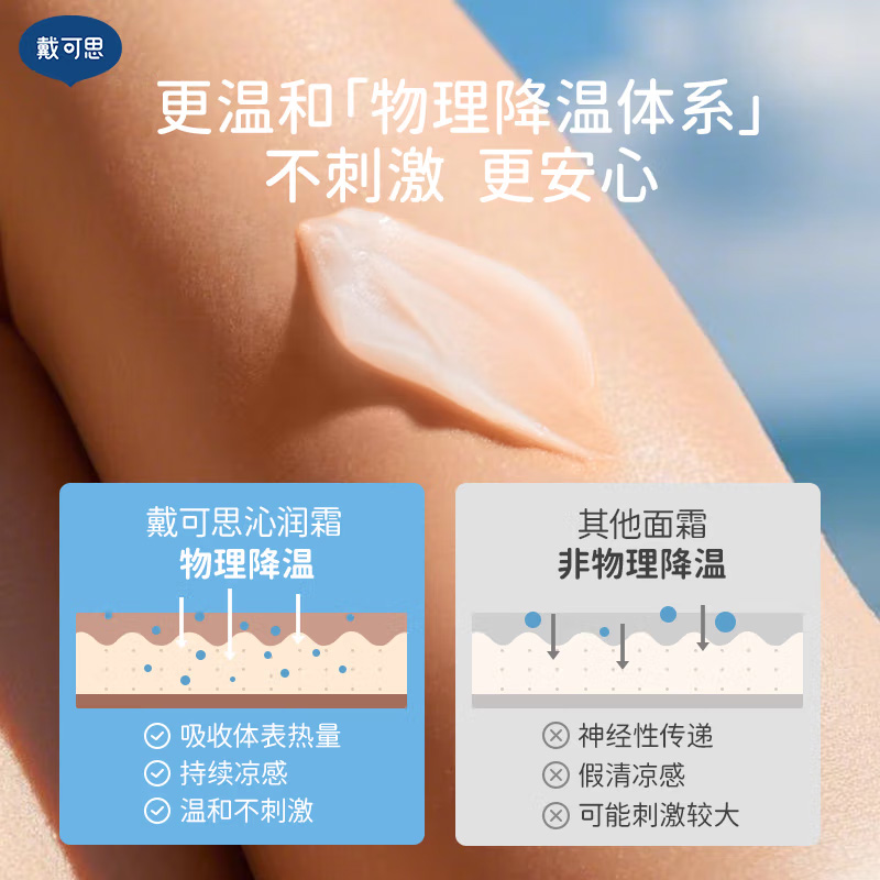 戴·可·思婴儿金盏花沁润保湿霜 宝宝夏季冰淇淋面霜50g高清大图