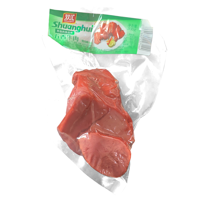 双汇五香牛肉200g*1袋装熟食牛肉真空零食特产肉类小吃卤味肉食 参数