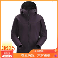 始祖鸟（ARC TERYX）女款秋冬保暖户外运动软壳连帽茄克 新款抓绒 软壳衣