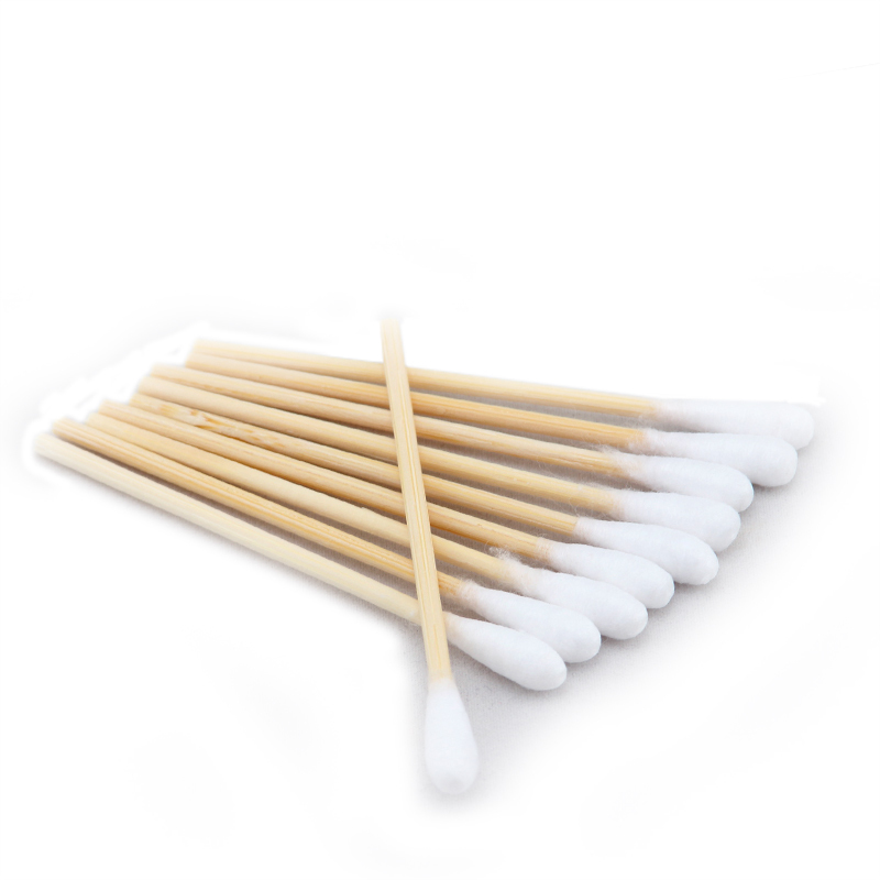 袋鼠医生医用棉签竹棒型 8cm*50支/袋(塑封包装)一次性使用棉签上药化妆掏耳朵棉签高清大图
