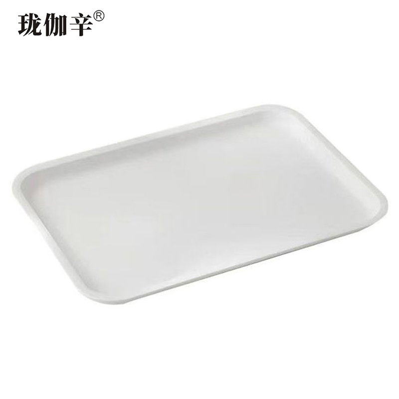 珑伽辛 耐高温密胺餐具托盘 39.4*28*2cm/个高清大图
