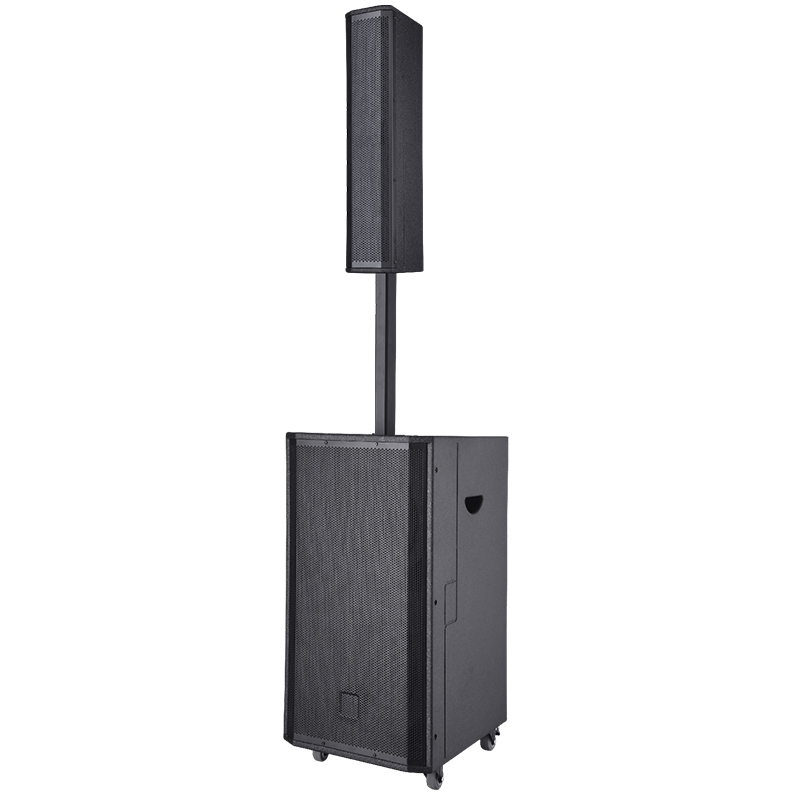 润普Runpu会议扩声拉杆音箱三分频双12英寸低音野外作训户外扩音带话筒专业拉杆音响音箱RP-S-ZLG12S高清大图