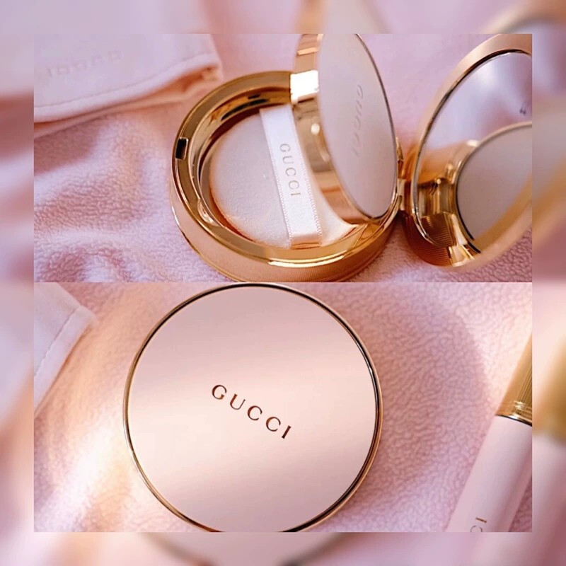 古驰guccipoudredebeauty蜜粉饼定妆控油哑光粉饼01黄调一白皮肤白偏