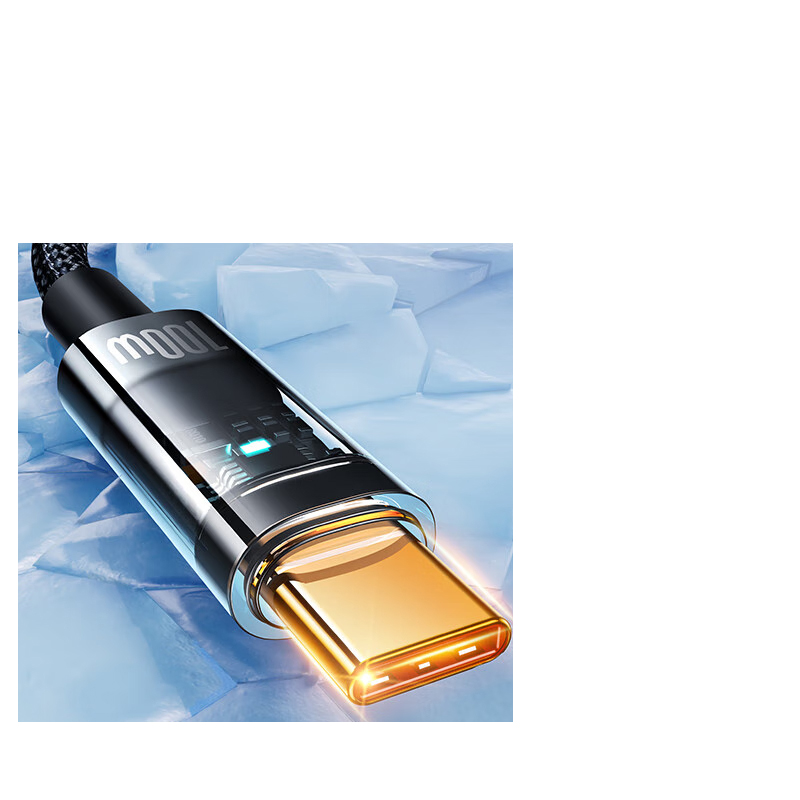 倍思Type-C数据线6A超级快充100W/66W适用华为充电线智能断电Mate60pro/P50/40荣耀小米手机线车