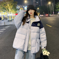 唐狮羽绒服女冬季2024年新款高级感超好看独特别致女士面包服外套_5183 L 冷灰