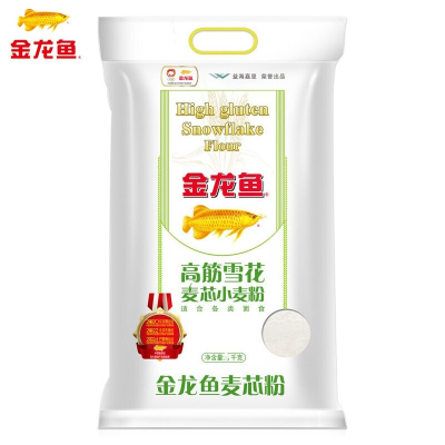 金龙鱼高筋雪花麦芯粉10kg