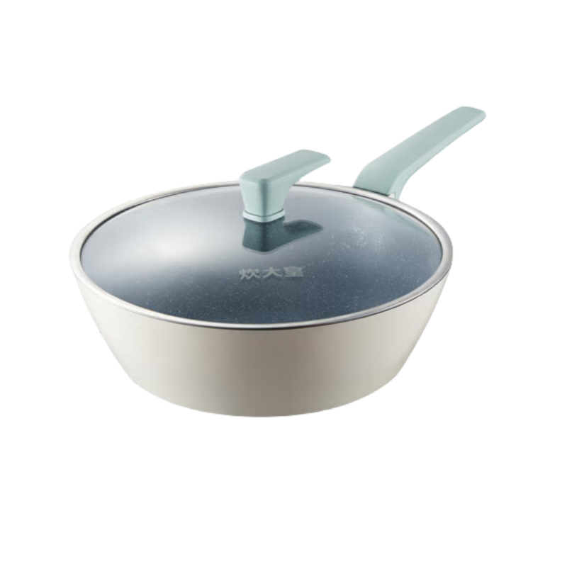 炊大皇倾城麦饭石色炒锅28cmQCM28WO