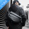 封后韩国潮牌时尚斜挎包男士新款大容量单肩包简约机能邮差包休闲背包单肩包男