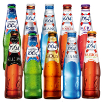 法国进口凯旋1664精酿啤酒250ml*10瓶组合装箱装果味白啤等