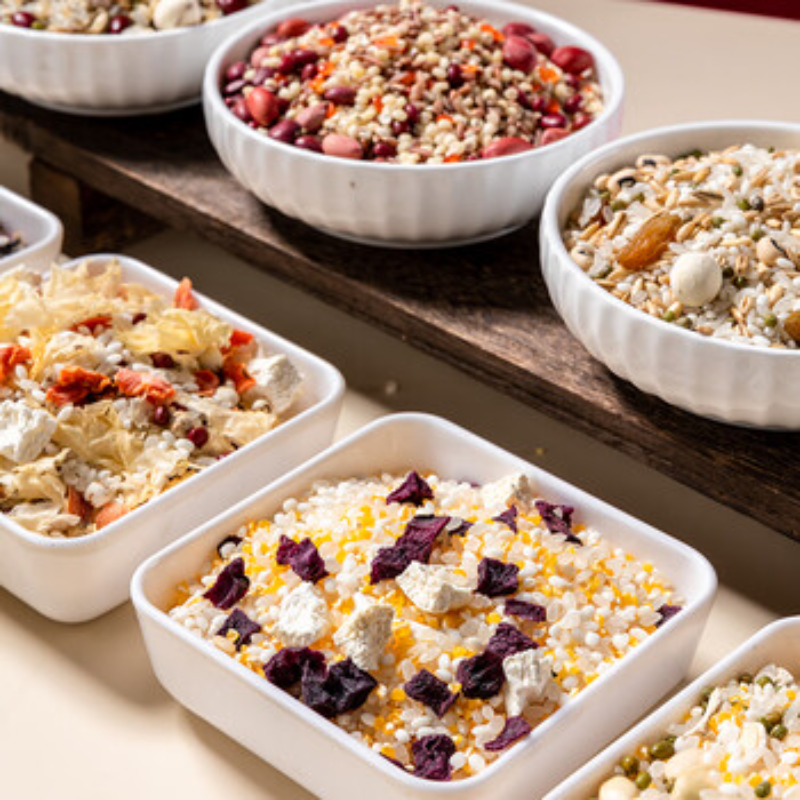 半亩川(BAN MU CHUAN) 每日轻养膳食粥3000g 绿豆百合30种粥 / 盒高清大图