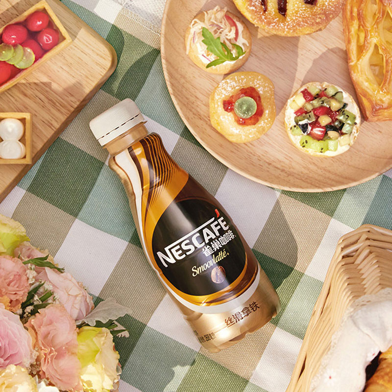 Nestl巢雀咖啡即饮瓶装咖啡速溶饮料丝滑拿铁268ml*15瓶整箱益昌咖啡高清大图