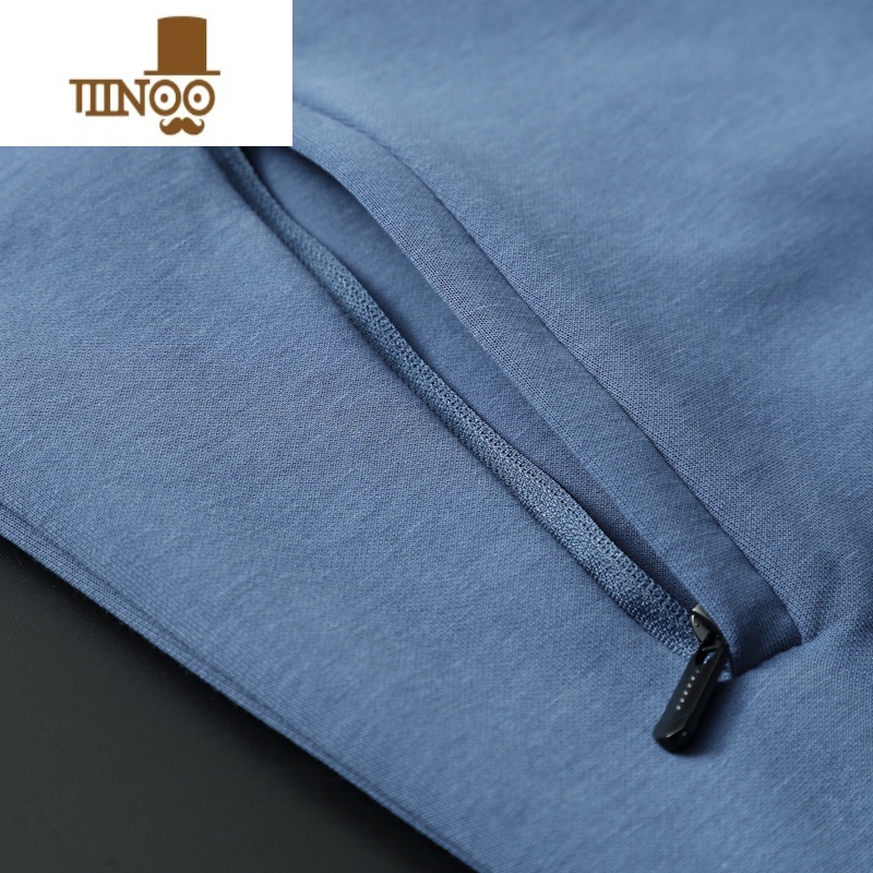 YANXU运动卫衣男加肥加大码宽松开衫连帽外套春季休闲拉链上衣透气高清大图