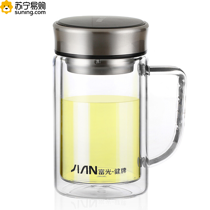 富光 双层玻璃杯 X1501-BSPT 透明色 20个起订