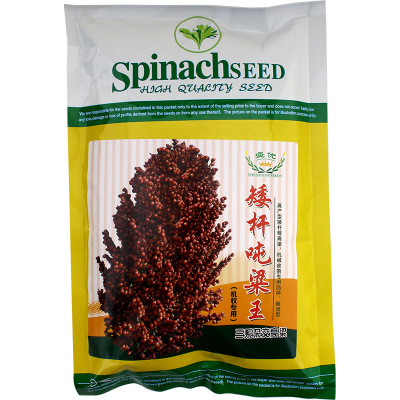 V盛优矮杆吨粱王500g/袋 矮杆高粱种子 大田高产易种中熟三系杂交矮杆糯高粱种籽 杂粮种子