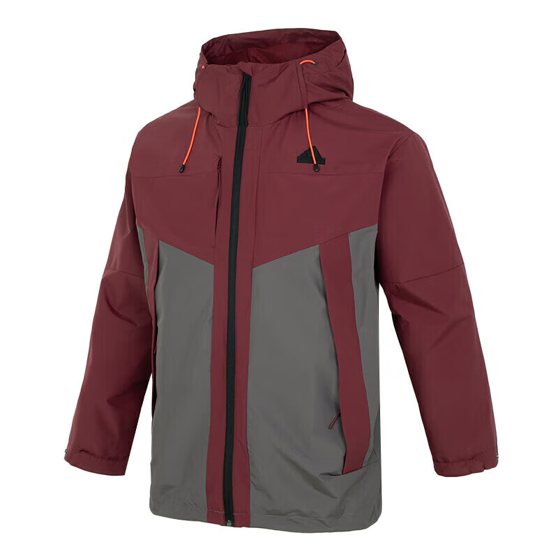 阿迪达斯(adidas)男装 新款外套运动服户外训练防风衣跑步健身连帽夹克JE8577 ZP高清大图