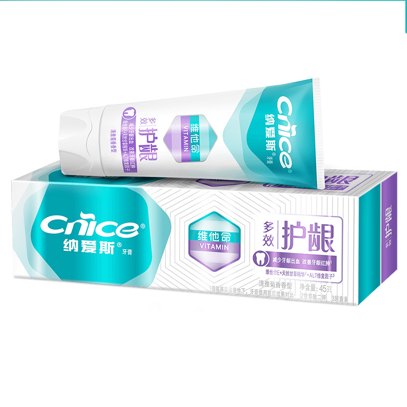 纳爱斯多效护龈牙膏45g