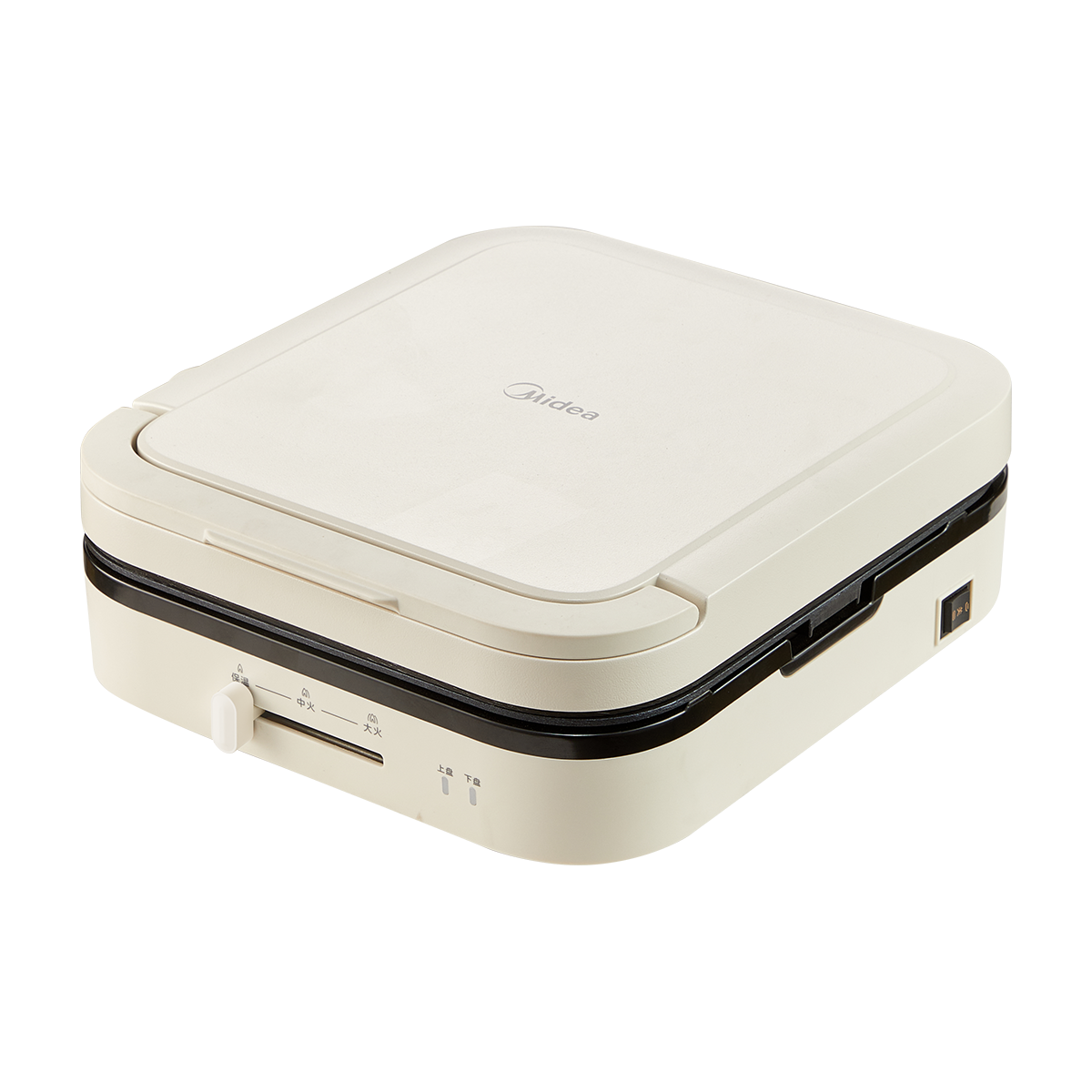 美的(Midea)电饼铛家用电饼档可拆洗火力调节 方形蒸汽加深加大烙饼锅 MC-JKE28J51