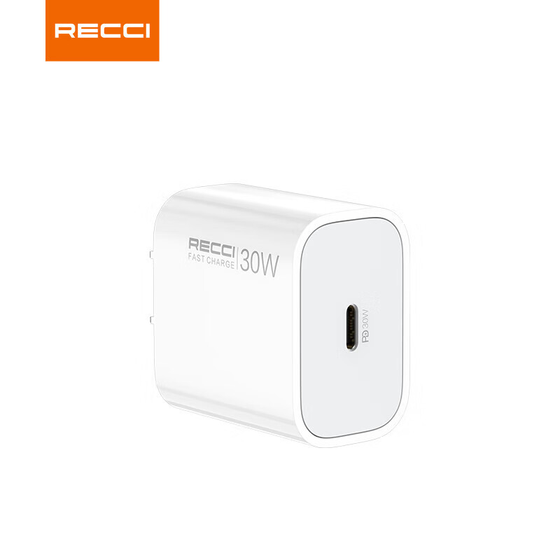 锐思快速旅行充电器PD快充30W(RCK-21CC)白色高清大图
