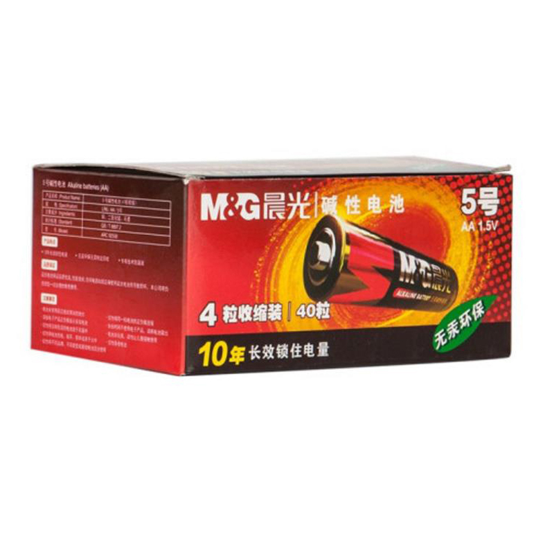 晨光5号碱性电池(4粒收缩)ARC92558(40粒)