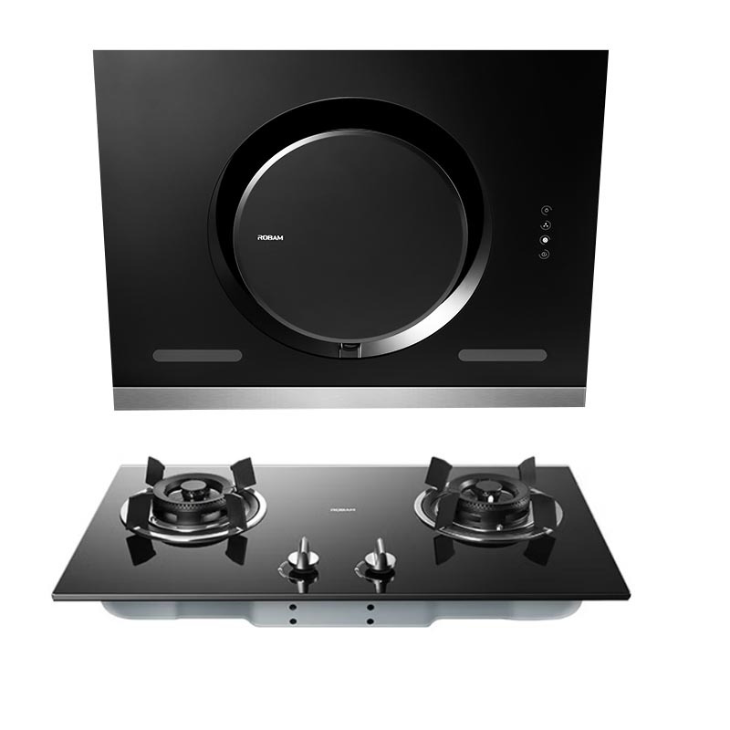 老板(robam)19立方 侧吸式触控式油烟机燃气灶烟灶套餐cxw-200-26a5s