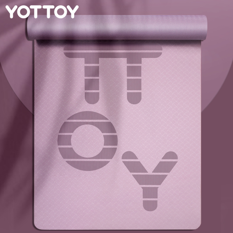yottoy TPE瑜伽垫健身垫183*61cm宿舍专用环保防滑舞蹈普拉提男女健身垫