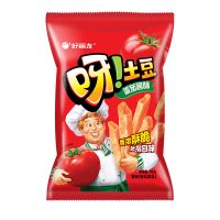 好丽友(Orion) 薯片 呀!土豆 番茄酱味70g*6/袋 休闲零食品薯片童年怀旧小吃