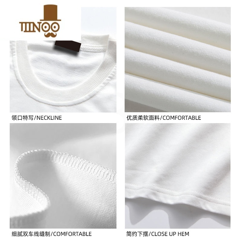 YANXUvintage美式创意字母印花T恤男夏季ins潮牌街头港风宽松短袖高清大图