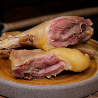 【中华特色 】 六安馆 牧鹅风干咸香腊鸭腿大只4只/约800g 安徽特产咸鸭腿板鸭退手工腌制咸肉腊味腊肉