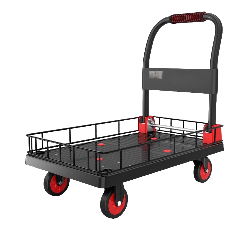 丰奋 手推车 低围栏平板车 72*48*82cm 个高清大图