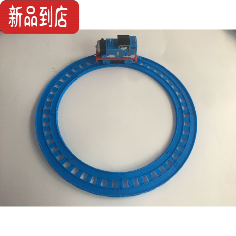 真智力拖马斯小火车轨道套装托比蛋糕摆件电动玩具合金3-6岁宝宝5男女孩 电动小火车+8轨道 普通电池