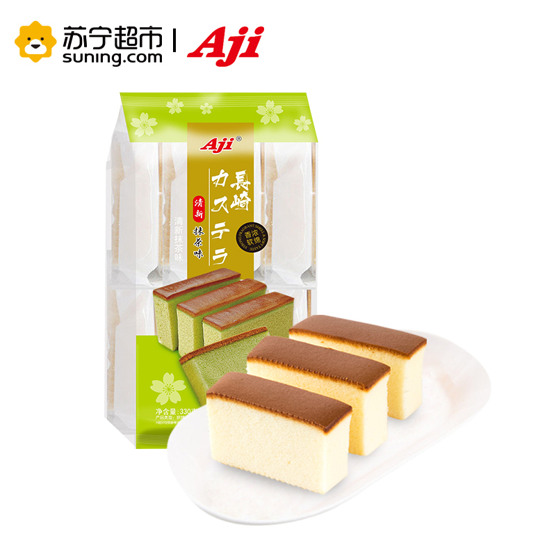 Aji长崎蛋糕（清新抹茶味）330g